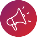 An icon of a megaphone.